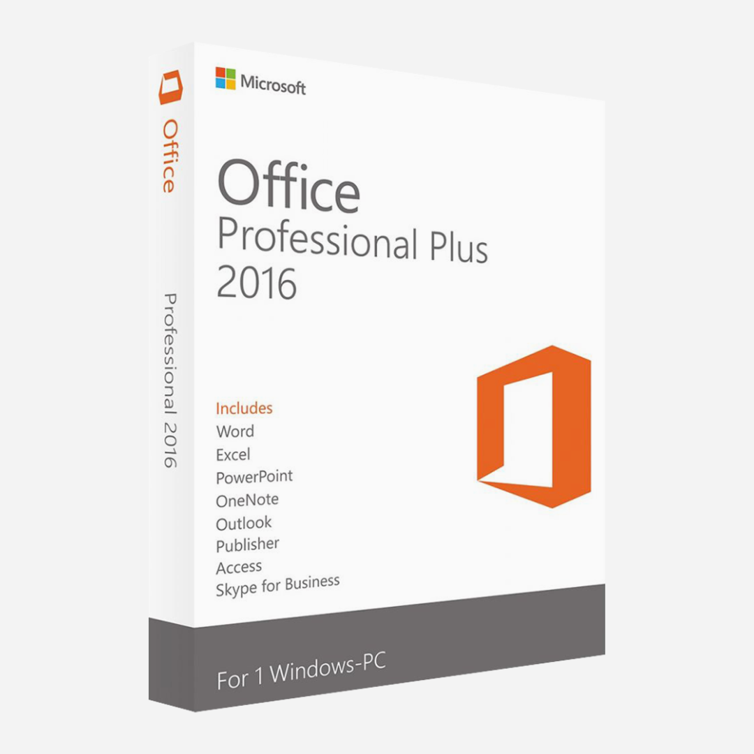 Microsoft Office 2016 Professional Plus - Licenza chiave