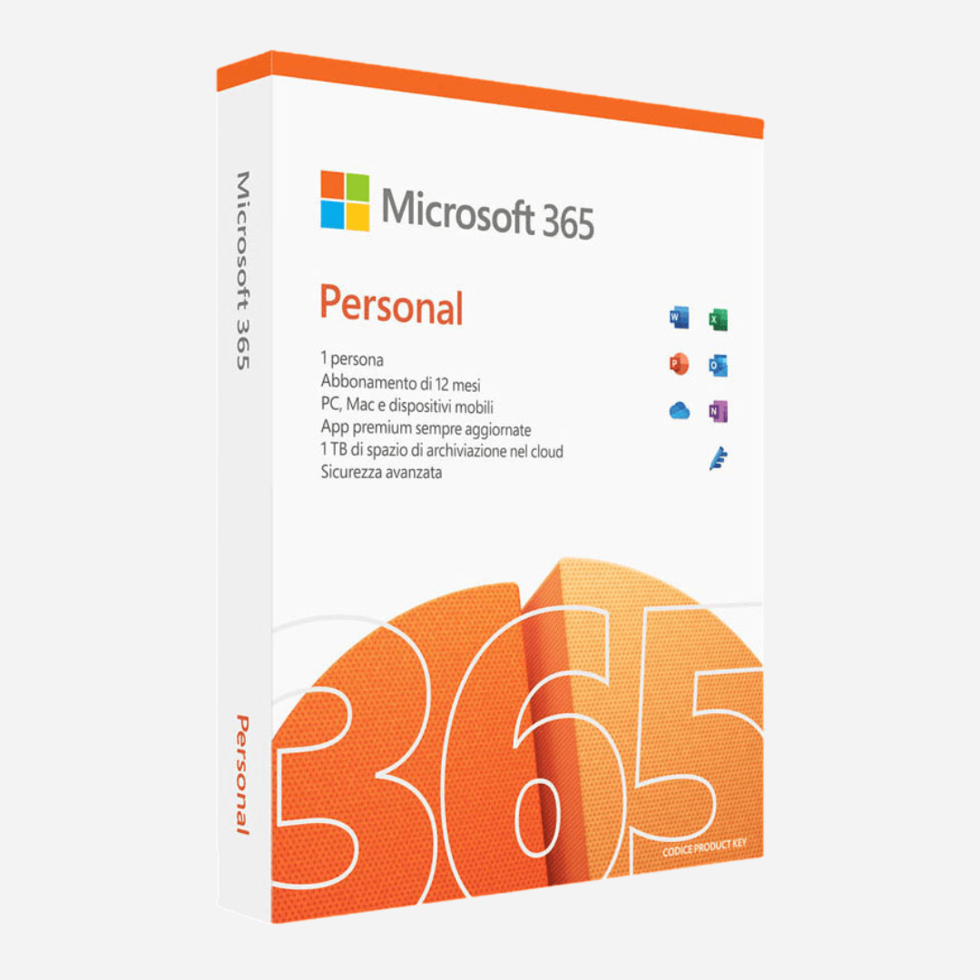 MICROSOFT OFFICE 365 PERSONAL 1 Anno / 1 Utente / 5 Dispositivi